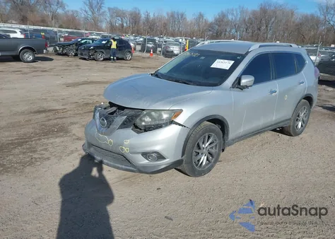 2014 Nissan Rogue Sl from USA, damaged, VIN 5N1AT2MT2EC841573